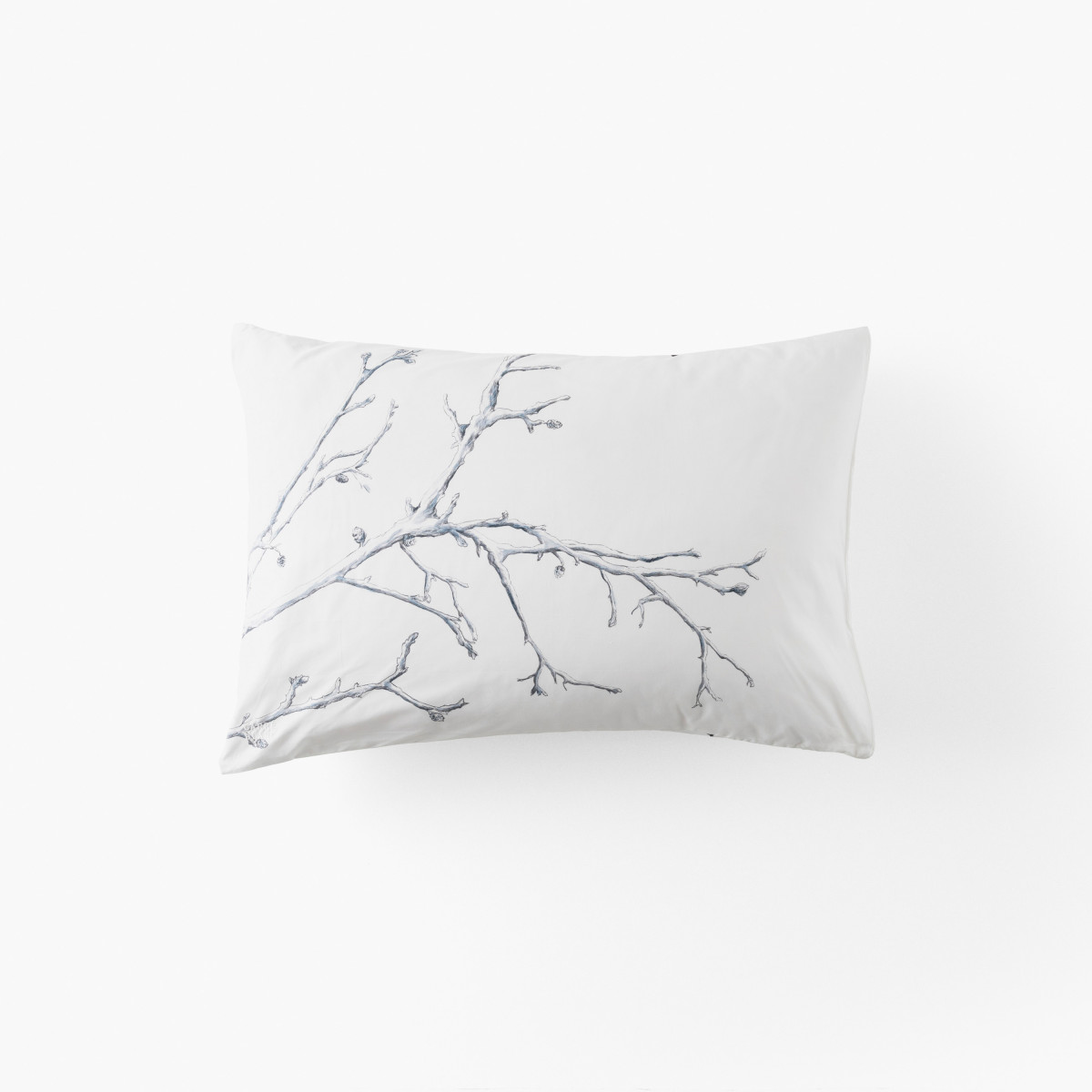 Harfang rectangular cotton pillowcase