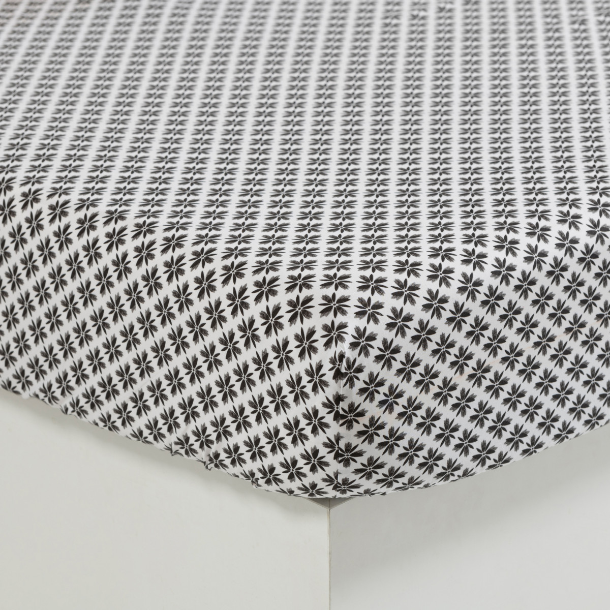 Drap housse percale de coton Tiles