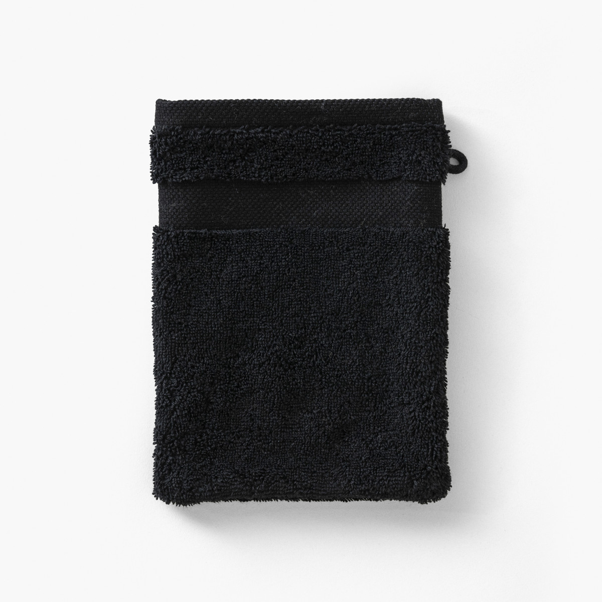 Gant de toilette coton Lola II noir