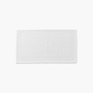 Source Organic Terry Cotton Bathmat in White