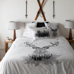 Elaphe cotton percale duvet cover