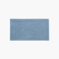 Tapis de bain coton Zéphire baltique marin