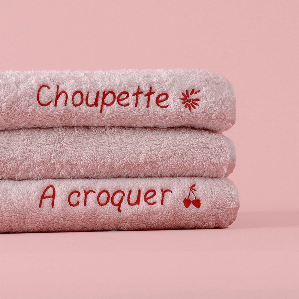 Jardine almond organic cotton bath towel