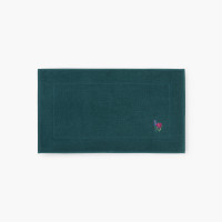 Tapis de bain coton et lyocell Grasse émeraude