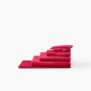 Parure de bain Grasse framboise