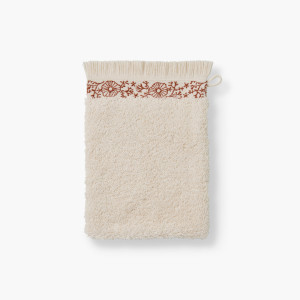 Gant de toilette coton Calanca sable