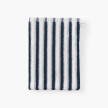 Gant de toilette coton double face Combo marine et bleu ciel