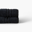 Lola II black cotton bath sheet