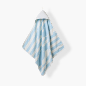 Cape de bain coton bio Tybalt ciel