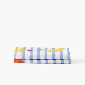 Joya white cotton tablecloth
