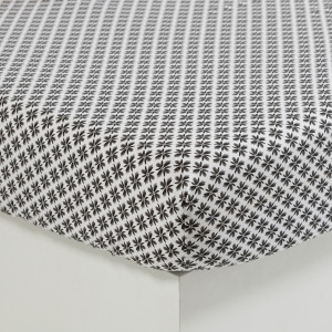 Drap housse percale de coton Tiles