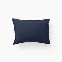 Taie d'oreiller rectangulaire coton Neo marine