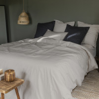 Comforter cover cotton percale Neo ficelle