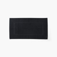 Lola II black cotton bathmat