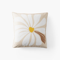 À la folie organic cotton square pillowcase