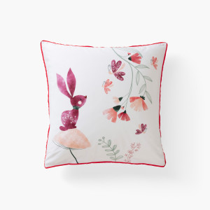Taie d'oreiller carrée pur coton bio Mes Rêves enfant