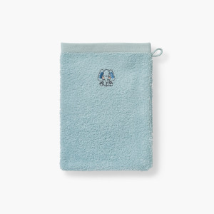 Gant de toilette coton bio Instant ciel