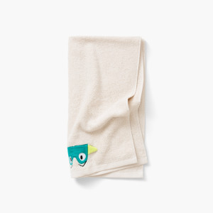 Serviette de toilette bouclette de coton Crocoful