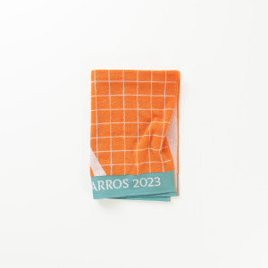 Roland-Garros 2023 clay court organic cotton bath towel