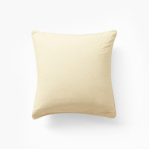 Square pillowcase SOUFFLE Pastel yellow