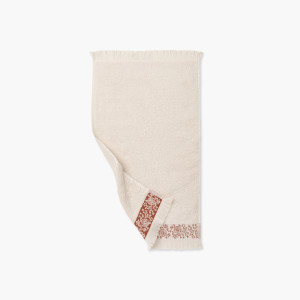 Serviette invité coton Calanca sable