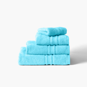 Parure de bain coton Lola II turquoise