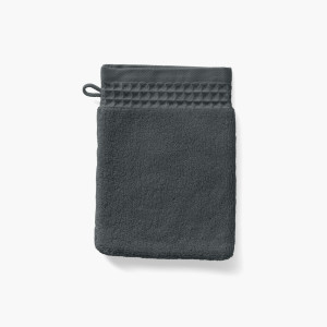 Organic cotton bouclette glove Source charcoal