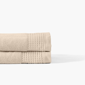 Serviette de toilette bouclette de coton biologique Source naturel