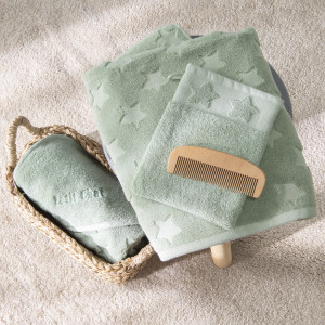 Parure de bain coton Monjour eucalyptus
