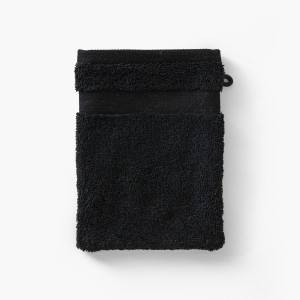 Gant de toilette coton Lola II noir