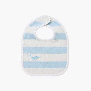Tybalt sky organic cotton mini bib