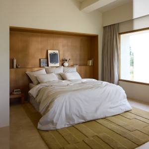 Comforter cover cotton percale Neo ficelle