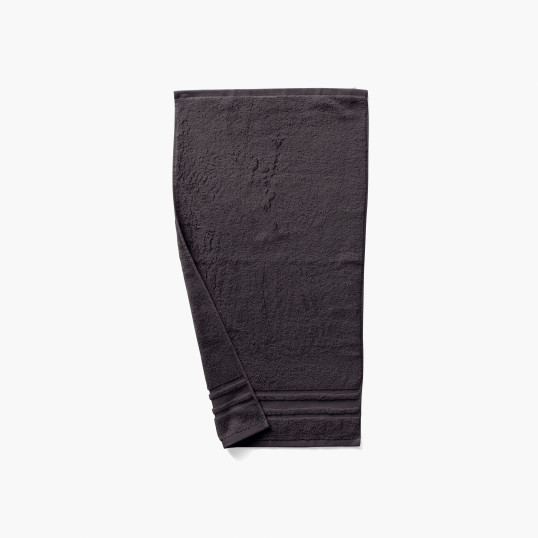 Lola II anthracite cotton guest towel