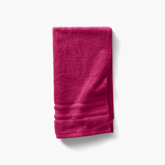 Cotton bath towel Lola II raspberry