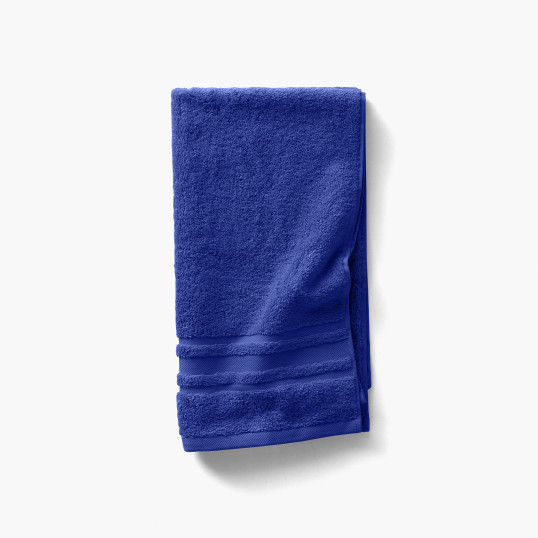 Lola II Cotton Hand Towel in Cobalt