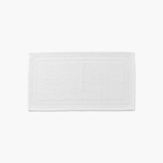 Source Organic Terry Cotton Bathmat in White