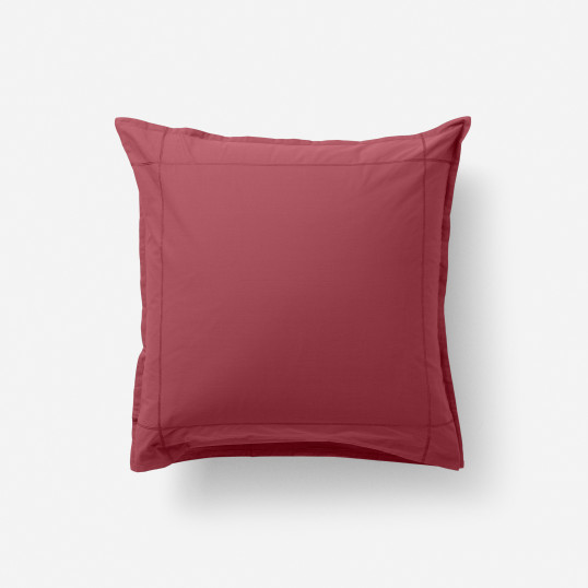 Neo griottine square pillowcase in cotton percale