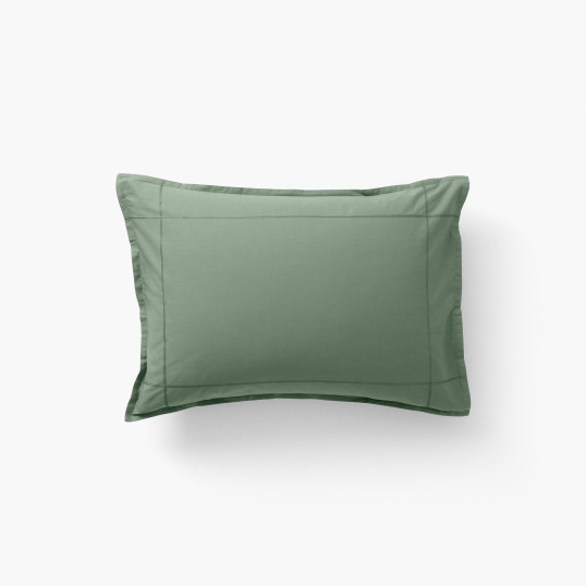 Neo thyme cotton percale rectangular pillowcase
