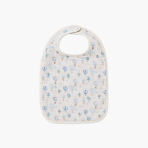 Bavoir double face Lino argile