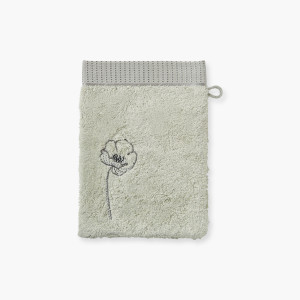 Gant de toilette coton et viscose de bambou Ephelia jade