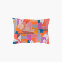 Taie d'oreiller rectangulaire percale de coton Rosangela
