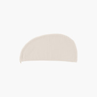 Serviette pour cheveux en velours de coton biologique Naturelle naturel
