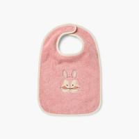 Wonferful old pink cotton bib