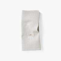 Torchon coton nid d'abeille Veillée perle