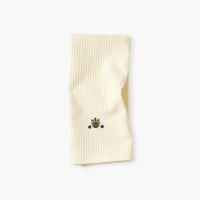 Torchon coton nid d'abeille Pantera vanille