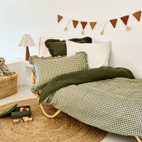 Housse de couette coton enfant Abelia bocage vichy