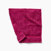 Cotton washcloth Lola II raspberry