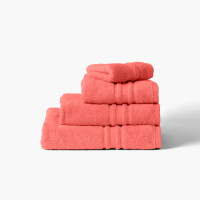 Parure de bain coton Lola II corail