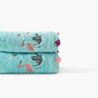 Parure de bain coton Aruba celadon