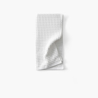 Quadro organic cotton towel white